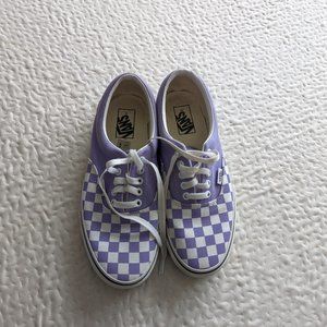 Checkerboard Authentic Vans - Violet